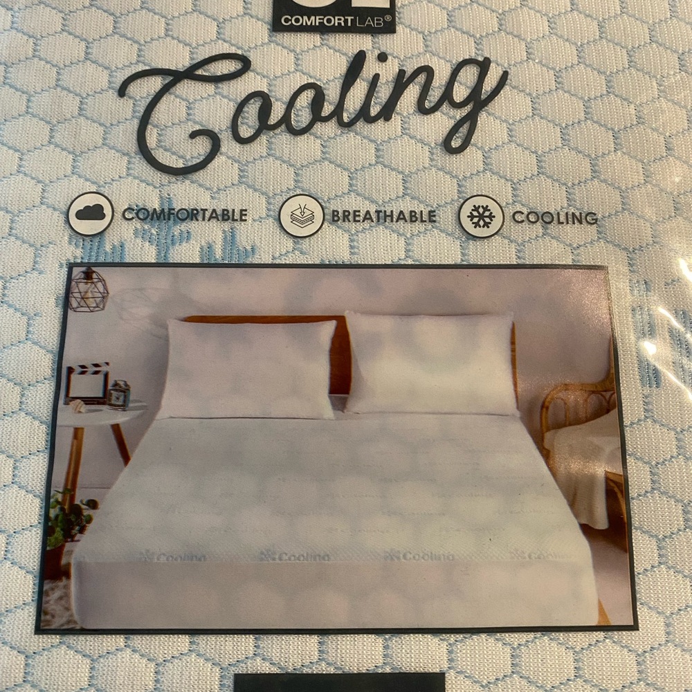 Cooling Mattress Cover - White
